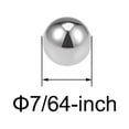 thumbnail image 2 of Uxcell Bearing Balls 7/64-inch Chrome Steel G10 Precision Ball 60-63 HRC 50 Pack, 2 of 3