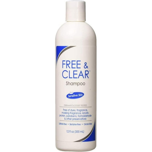 Free & Clear Shampoo for Sensitive Skin 12 oz