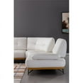 thumbnail image 5 of EK-L8005M White and Yellow Color With Sectional Faux Leather and Leather Match, 5 of 6