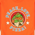thumbnail image 3 of Teenage Mutant Ninja Turtles - Peace Love Pizza - Men's Crew Neck Fleece Pullover, 3 of 6
