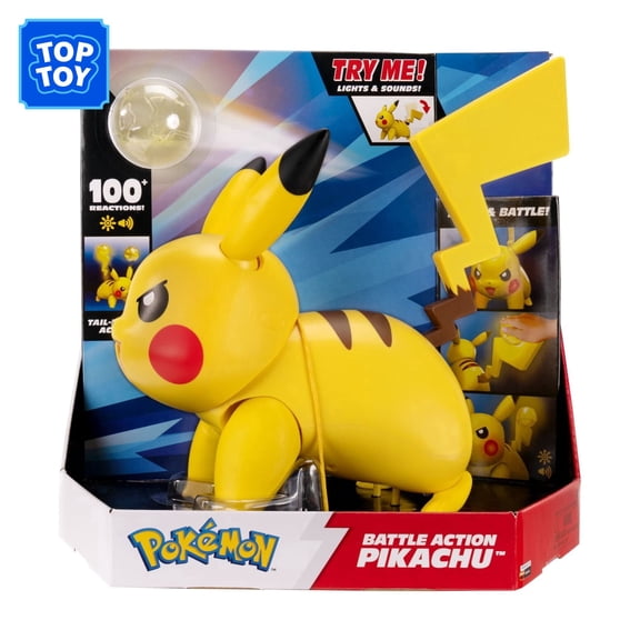 POKEMON - Deluxe Feature Figure Battle Attack Electro Ball Pikachu