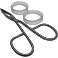 thumbnail image 1 of Pinces à Ciseaux Professionnelles (Finition Mate, Pointe Plate Droite (Grand Trou pour Doigt)), 1 of 3
