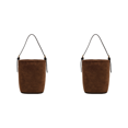 thumbnail image 1 of Bolso Hombro para Mujer Y Hombre Tipo Cubo Con Correa Ajustable Sólido (regaliz) Verde, 1 of 4