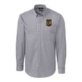 thumbnail image 2 of Men's Cutter & Buck  Charcoal LAFC Big & Tall Easy Care Stretch Gingham Long Sleeve Dress Top, 2 of 3