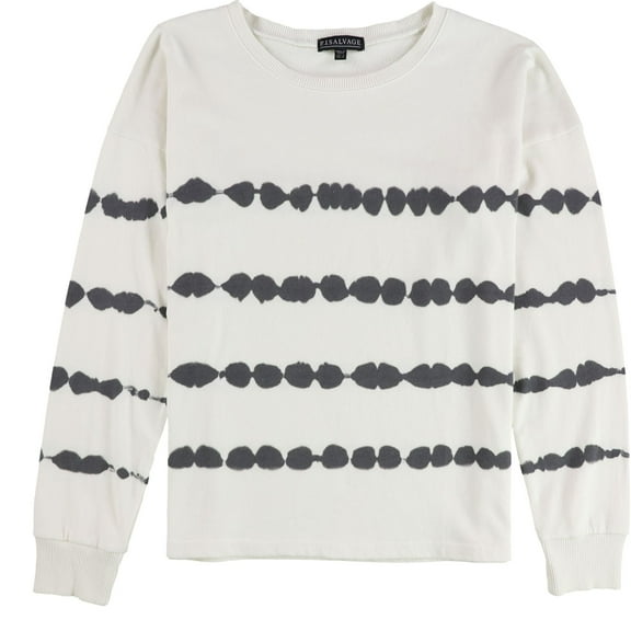 P.J. Salvage Womens Two Tone Pajama Sweatshirt Top, Beige, Small