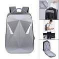 thumbnail image 3 of Mochila impermeable para computadora portátil Sunnimix, resistente, informal, gris, Maleta para computador portátil, 3 of 8