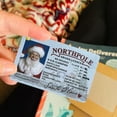 thumbnail image 2 of Dsscvnef Santa Lost Driver's License Card DIY Santa Lost ID Card Santa License, 2 of 4