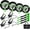 Chain Anchors, variant on 4 Pack  Tie Down Straps for  - 2" x 8' Heavy Duty Tire Straps with Flat Hooks - 10,000lbs Break Strength, Adjustable Lasso Style Wheel Straps for Hauling , , UTV(Green)