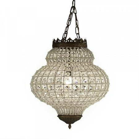 Zentique Zd6577 M1ars 18 X 21 5 X 18 In Crown Pendant Chandelier