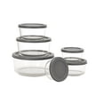 thumbnail image 3 of MAINSTAYS Round glass food storage set with PE Lid, 3 of 5