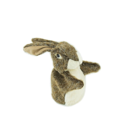 Rabbit Hand Puppet, Very Nice Plush Jackrabbit, Stuffed Animal, Educational, Realistic, Lifelike, Gift, 10" FM29 B75