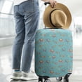 thumbnail image 2 of Multicolor Controllers Games Icons Blue Pattern Luggage Cover Fashion Suitcase Cover Baggage Covers Fit 25-28 Inch Luggage (Go Travel), 2 of 5