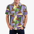 thumbnail image 2 of Balery German Shepherd Dog Printed Men’s Short Sleeve Polo Shirt, Midweight Men's Shirt,Golf Polo shirts -3X-Large, 2 of 8