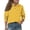 Yellow, variant on CCRFTGI Polo Shirts for Child Girls 7-8 School Uniform Polka Dots Shirts Athletic Tennis Button Up Collared Polos Casual Long Sleeve Summer Tops Mint Green 11-12 Years