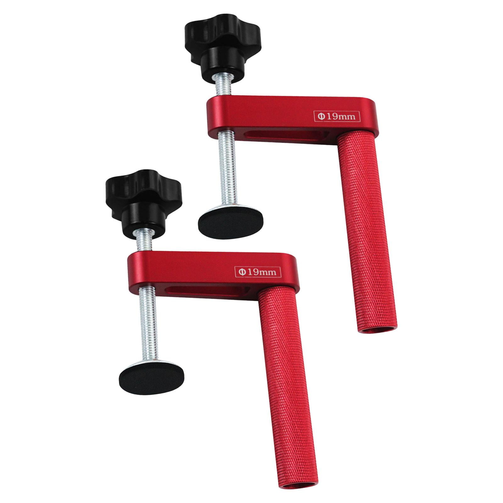 figatia Bench Dog Clamp Hold Down Clamp Benchtop Quick Multipurpose Desktop Fast Fixed Clip Dog Hole Clamp for Sanding Routing 19mm