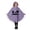 yue866-01-Purple, variant on KHONTS Ghost Face Poncho for Toddler Kids Hooded Cloak Halloween Performance Clothes Spooky Capes 05-White XS