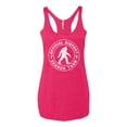 thumbnail image 2 of Wild Bobby Official Bigfoot Search Team Funny Sasquatch Pop Culture Women Tri-Blend Racerback Tank Top, 2 of 3