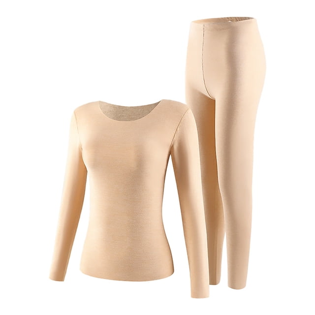 Women Elastic Thermal Inner Wear Thermal Underwear Warm Elastic Tops Pants Sets