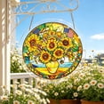 thumbnail image 5 of Dongrere Stained Acrylic Suncatcher Window Hanging, Colorful Sun Catcher for Home Indoor Outdoor Decor, Gift for Family Friends, 5 of 7