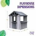 thumbnail image 5 of Jack & June Cedar Wood Playhouse with Built-in Countertop and Sliding Barn Door – Adorable, Durable, and Perfect for Imaginative Play – Ideal for Kids of All Ages!, 5 of 6
