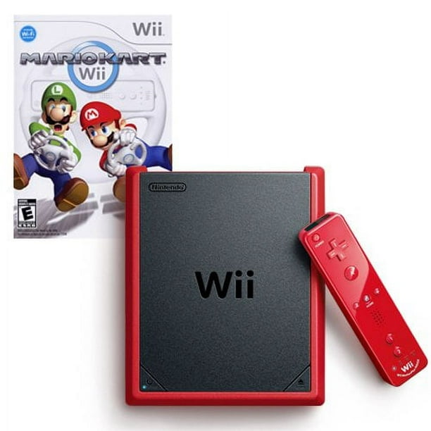Nintendo Reconditionné Wii Mini Rouge avec Mario Kart