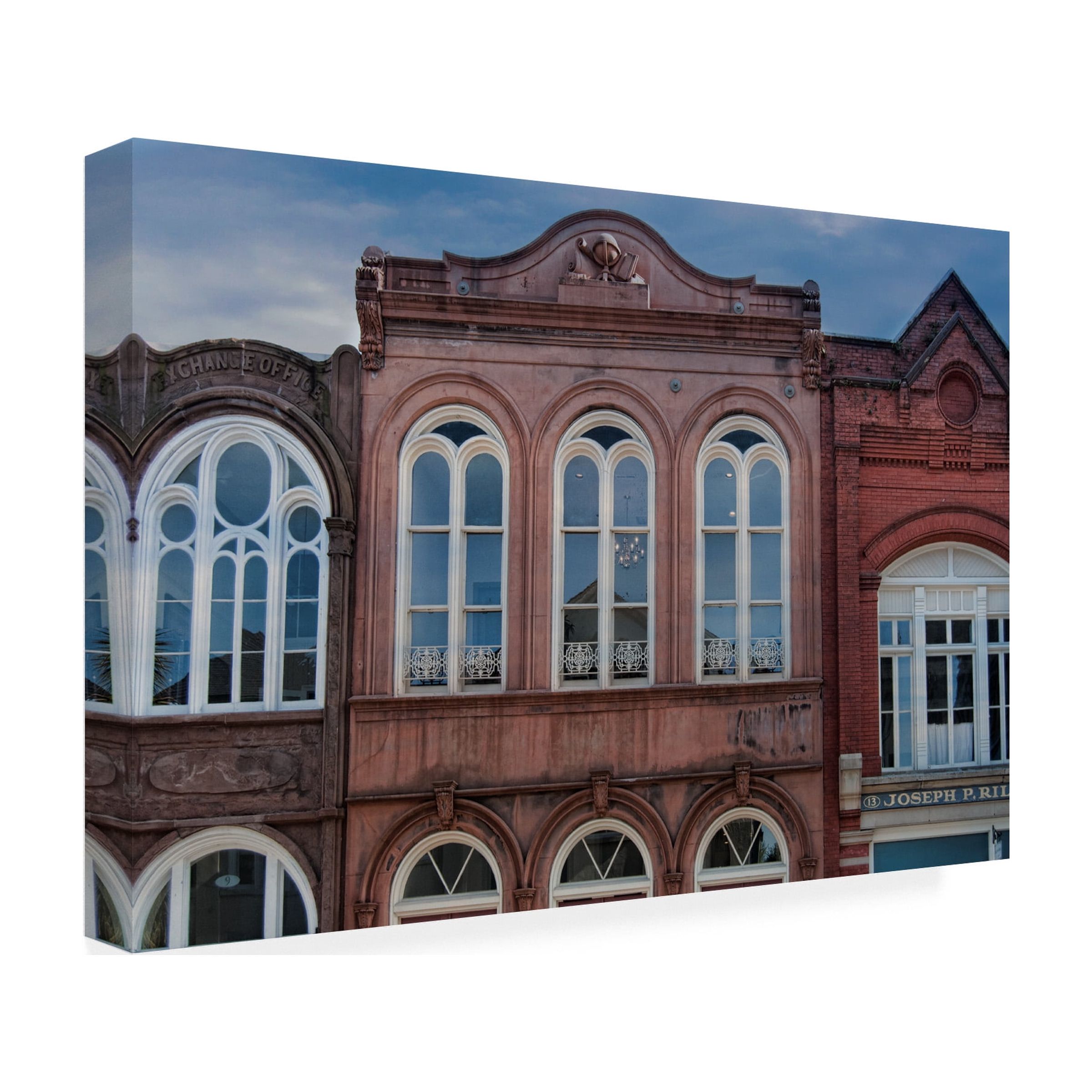 Lori Hutchison 'Downtown Charleston' Canvas Art