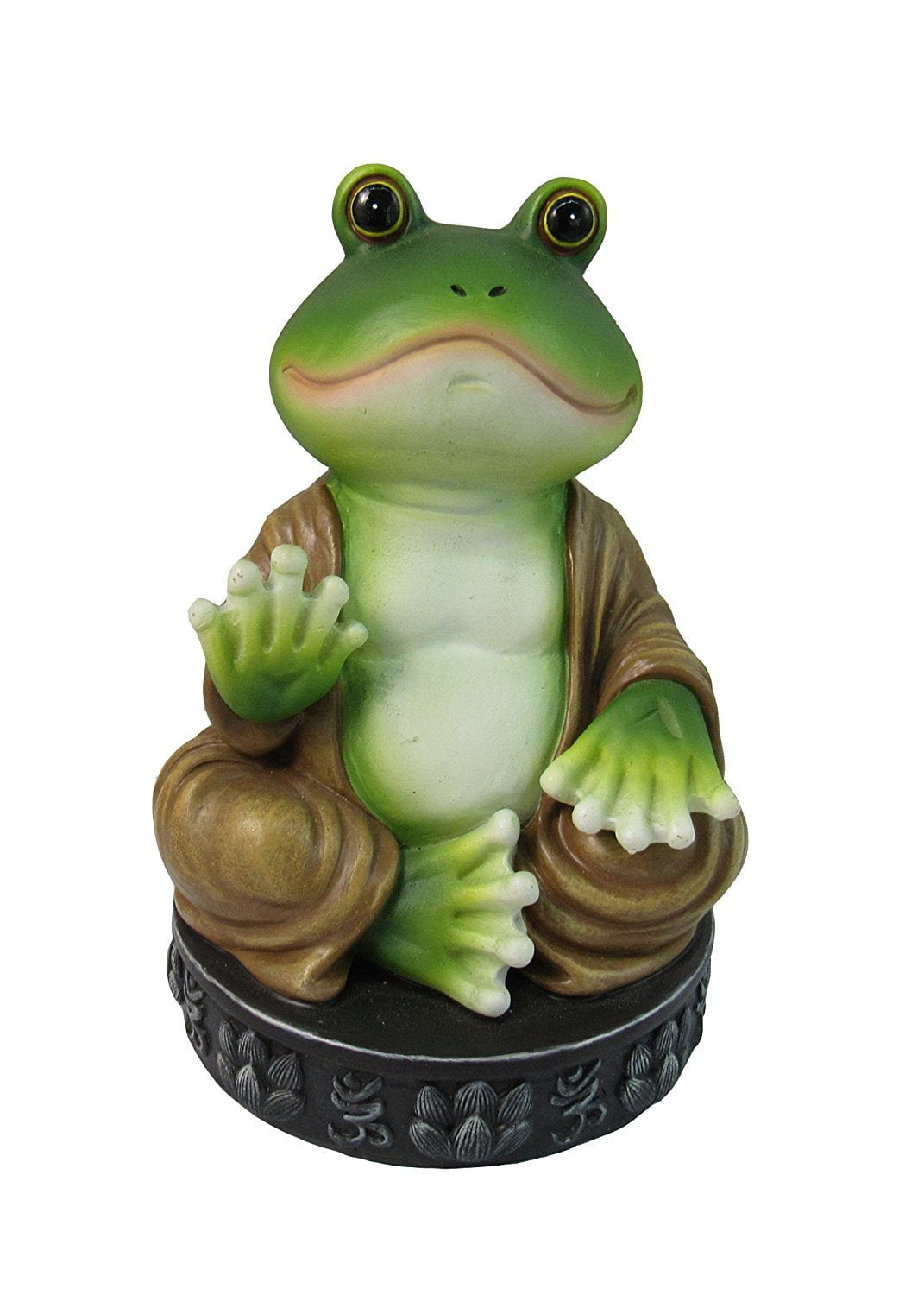 Cute Buddha Frog Inspirational Religious Statue By DWK Buddhist or