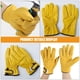 thumbnail image 3 of Milisten 1Par Guantes De Cuero Aislados Para Trabajo Con Antideslizante Y Resistente, 3 of 7