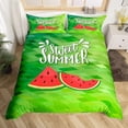 thumbnail image 1 of Duvet Cover Queen Size,Cartoon Watermelon Comforter Cover with 2 Pillowcase for, 1 of 6
