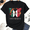 Black, variant on Unisex Viva Mexico T-Shirt, Butterfly Flag Floral Art, 100% Cotton Short Sleeve Tee