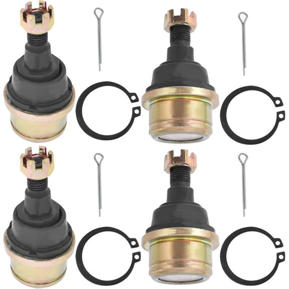 labwork Upper Lower Suspension Arm Ball Joints Set Replacement for Honda Rincon Rancher Pioneer Foreman