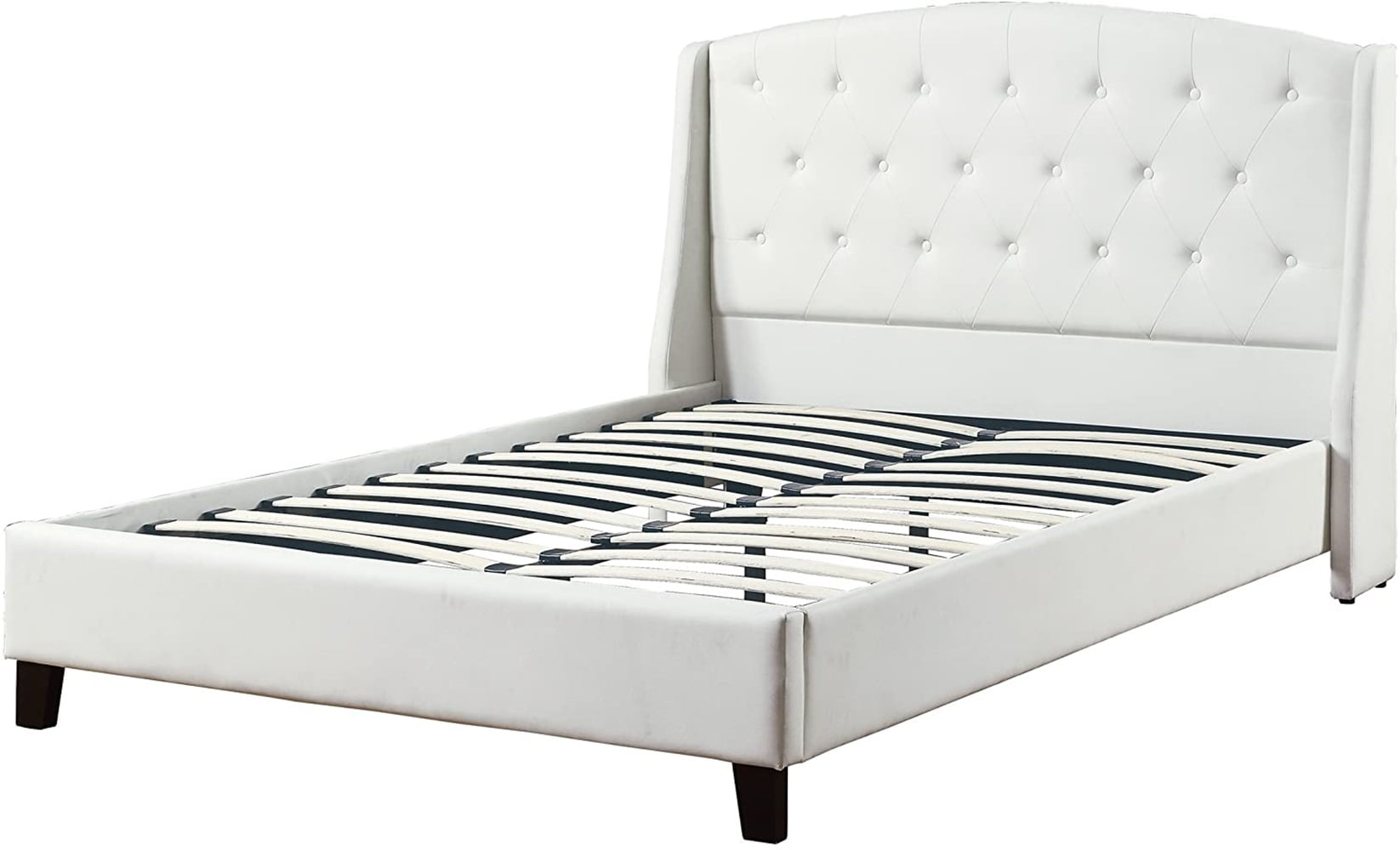 White Eastern King Size Bed