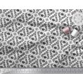 thumbnail image 3 of Soimoi Poly Georgette Fabric Ogee Damask Printed Craft Fabric by the Yard 42 Inch Wide, 3 of 5