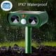 thumbnail image 4 of 2023 Ultrasónico Solar en Repelente Defensor Rata, Ardilla, Venado, Mapache, Mofeta, Conejo, Topo, Perro, Gato, Impermeable con Detector de Movimiento Verde, 4 of 5