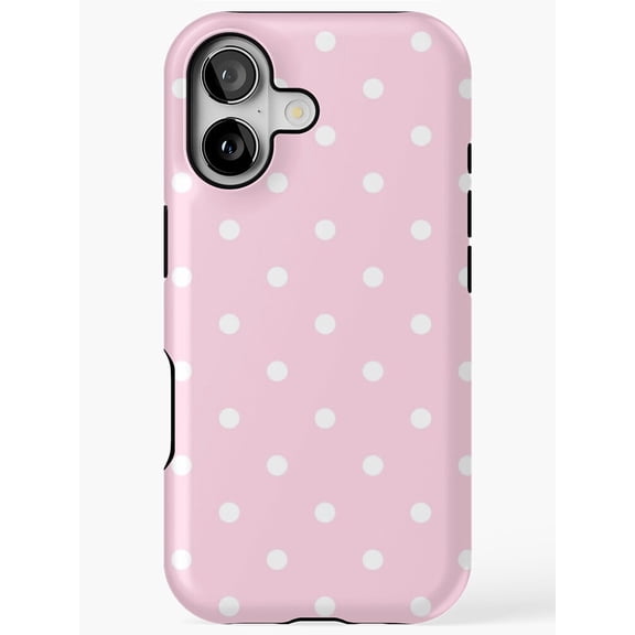 Polka Dots Pink X2001 Phone Case Compatible with iPhone 17 16 15 14 13 12 11 Pro Max – Premium Protection