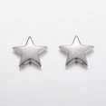 thumbnail image 1 of 5Pcs Christmas Star Pendants Tarnish Resistant 201 Stainless Steel Stamping Blank Tag Pendants about 13.5mm in diameter 2.5mm thick hole: 1mm, 1 of 2