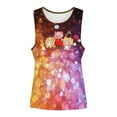 thumbnail image 4 of Cartoon Cat La-nky Box Me-rch Tank Tops Womens Summer Sleeveless Tee Casual Running Workout Sport Vest, Women'sTank Top Sleeveless, Ladies Round Neck Tops, 4 of 6