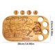 thumbnail image 3 of Juego de mesa para beber | Juego de fiesta de mesa Shots and Ladders | Incluye 4 vasos de chupito de vidrio, dados | Divertido entretenimiento de fiesta al estilo de la ruleta | Tabla de madera de, 3 of 8