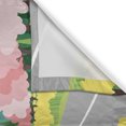 thumbnail image 3 of Ambesonne Cherry Blossom Kitchen Curtains, Pink Trees Car Art, 55"x24", Coral Pastel Yellow, 3 of 3