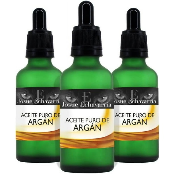 Aceite de Argán JOSUE ECHAVARRIA 3 Frascos 50 ml para piel y cabello