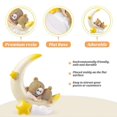 thumbnail image 5 of Bear and Moon Figurine Statue Baby Moon Cake Topper Birthday Cake, 5 of 5