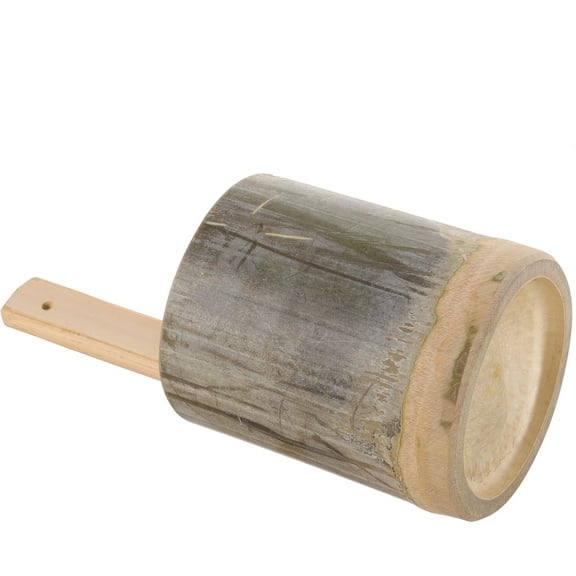 Raindrops 1Pack Wall Planter for Indoor Plants Cylindrical Bamboo 8.7x3.9in