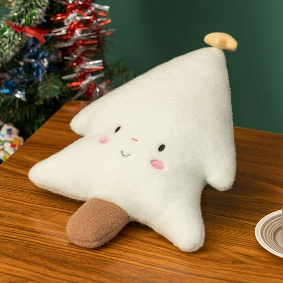 Adorable Gingerbread House Plush Doll - Perfect for Christmas Decor, Soft Polyester Throw Pillow with Insert, Ideal for DIY Felt Christmas Tree Set with Ornaments for Kids