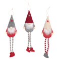 thumbnail image 3 of 3 Paquetes Navidad Sin Rostro Gnomo de Pierna Larga Santa áRbol Adorno Colgante Decoraciones MuñEcas para Regalos Colgantes del Hogar, 3 of 11