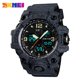 thumbnail image 2 of Mirar 1155B Cuarzo Reloj electrónico digital para hombres Reloj deportivo casual al aire libre Reloj de pulsera de doble hora Fecha Semana Cronógrafo Alarma 5ATM Luminoso impermeable Reloje 1 1, 2 of 5