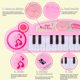 thumbnail image 4 of Kid Keyboard Piano With Microphone- 12 Keys Keyboard Piano Kids Multifunction Music Educational Instrument Toy Keyboard Piano For 3,4, 5, 6, 7, 8 Girls And Boys, 4 of 6