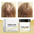 thumbnail image 3 of Stimulating Scalp and Hair Balm, Shea Butter and Mango Butter Blend for Moisturizing Haircare, Scalp Nourishment and Hydration, 3 of 7