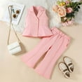 thumbnail image 4 of 2 Piece Sets for Girls Fashion Sleeveless Waistcoat and Flare Suit Pants Kids Clothes Girls Size 2-8, 4 of 6