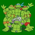 thumbnail image 2 of Men's Teenage Mutant Ninja Turtles Brothers Group Shot Graphic Tee Kelly Green Large, 2 of 5