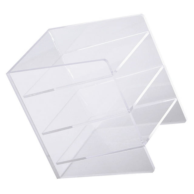 Hytrove Back to School 1Pack Acrylic Transparent Desk Storage Box for Classroom Supplies
